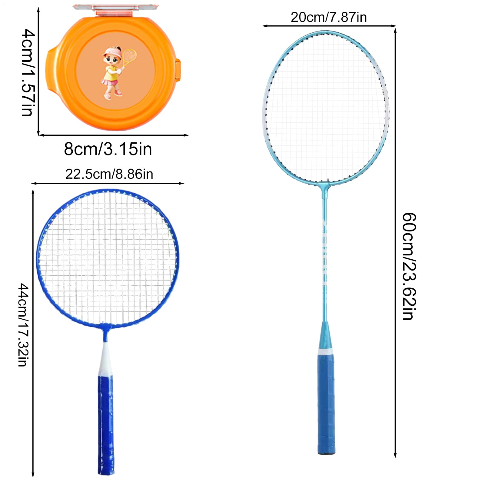 Przenośne urządzenie treningowe do badmintona – automatyczne odbijanie Shuttlecock, Single Player Tennis Practice Device, lekka pomoc treningowa, regulowany prom dla poprawy umiejętności