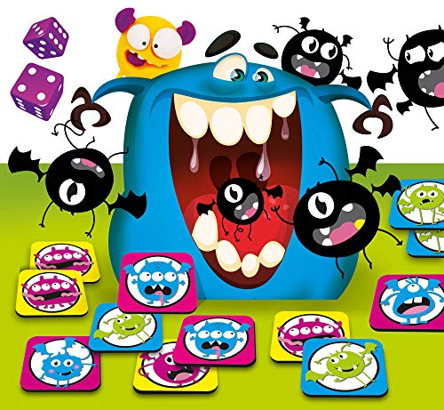 Liscianigiochi Kids Love Monsters Domino Tombola y Memo miniatura 2