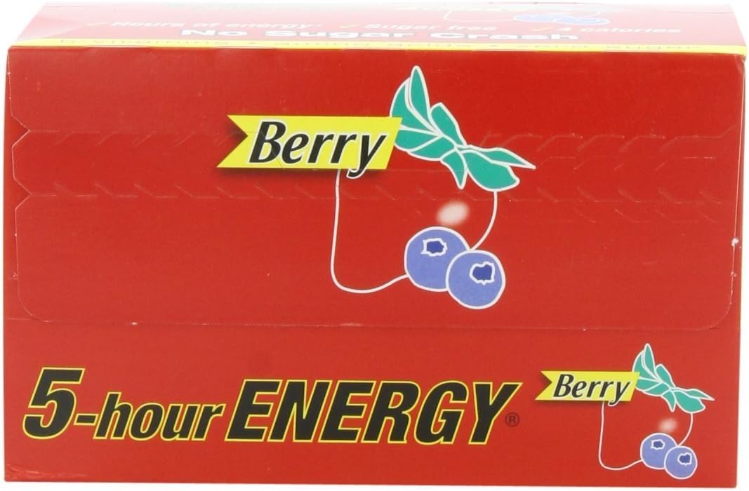 5 Hour Energy, Berry, 2-Ounce Bottles (Pack of 12)