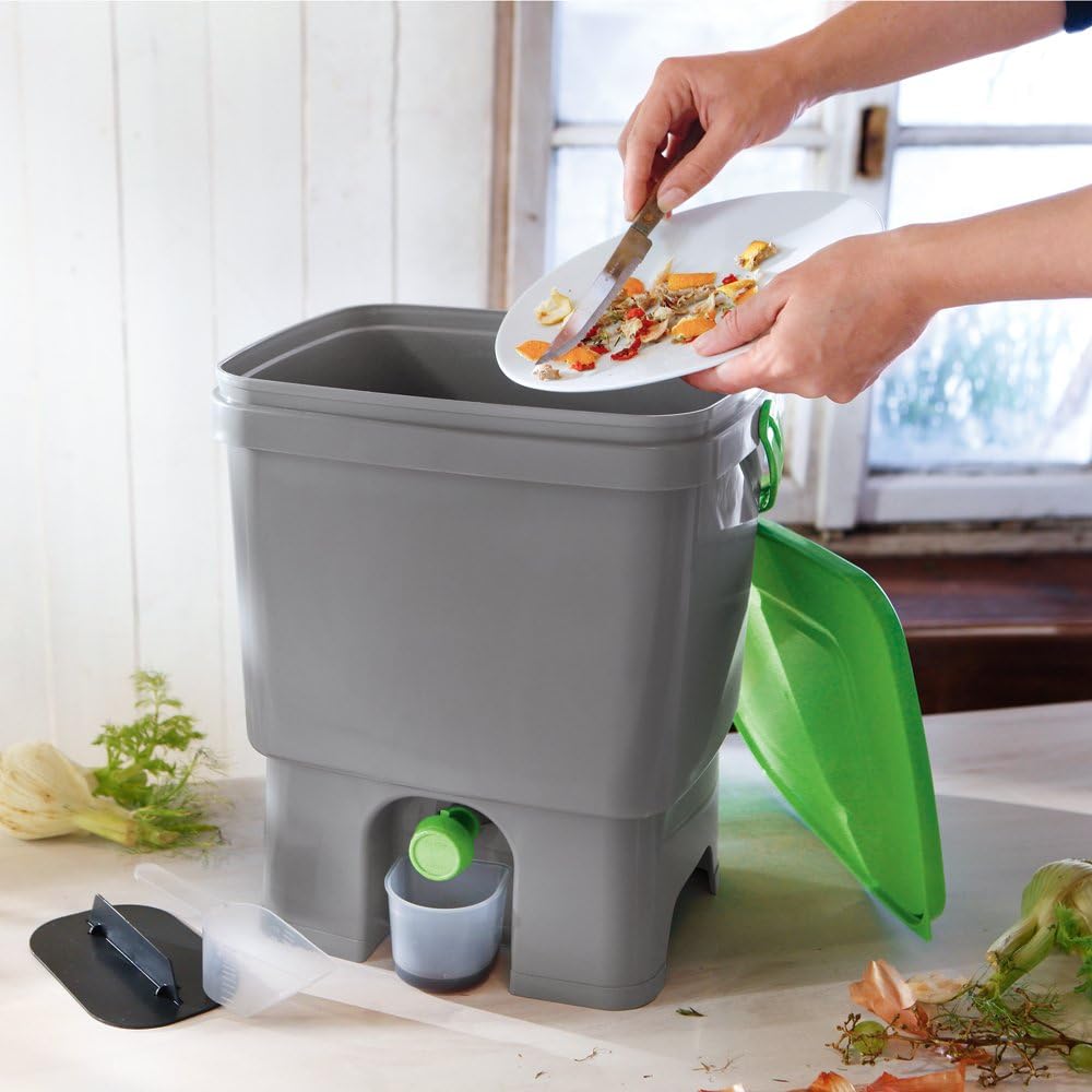 Organico Bokashi Set:2 bins + ferment,