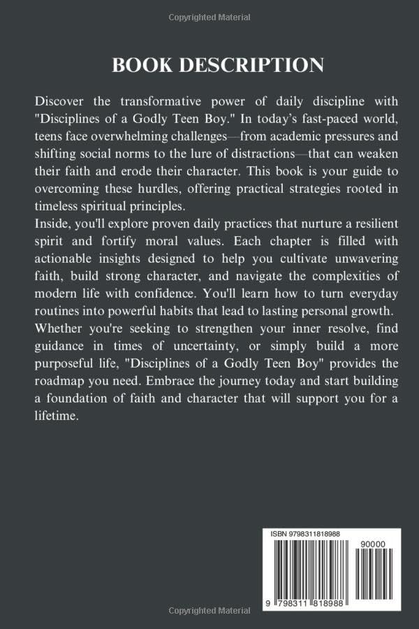 DISCIPLINES OF A GODLY TEEN BOY: Building Strong Faith and Character Daily - Image 2