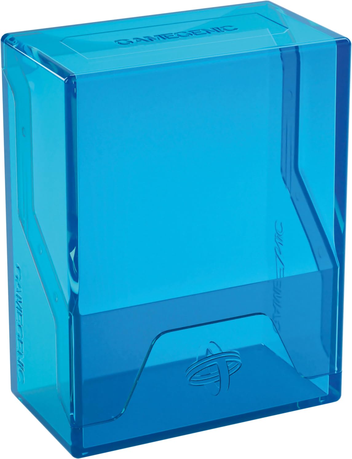 Gamegenic Bastion 50+ XL Deck Box - Compact, Secure, and Perfectly Organized for Your Trading Cards! Safely Protects 50+ Double-Sleeved Cards, White