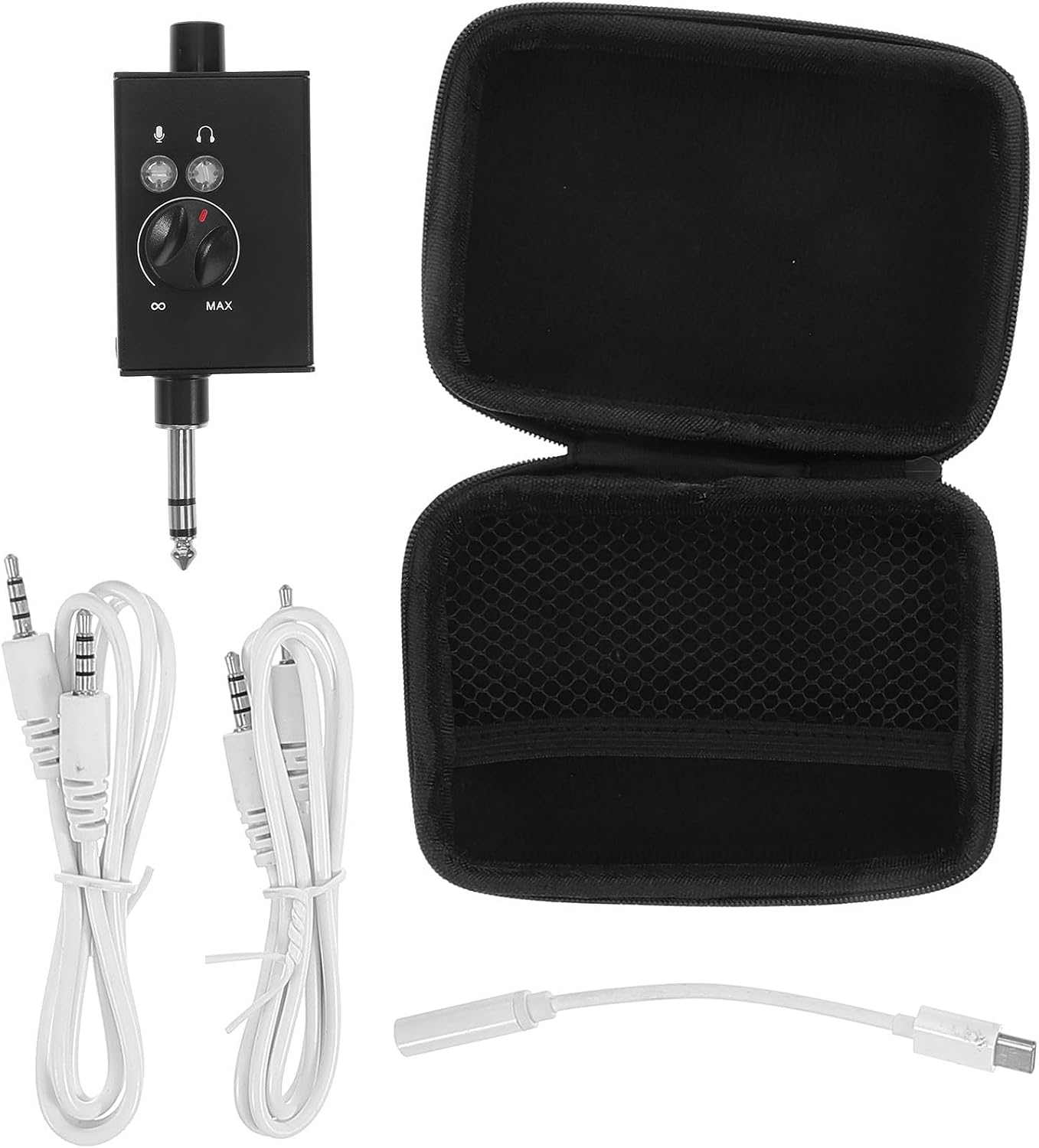 Portable Audio Mixer Console Sound Card with User-friendly Controls and Audio Processing for Smartphones and PC for Podcasting