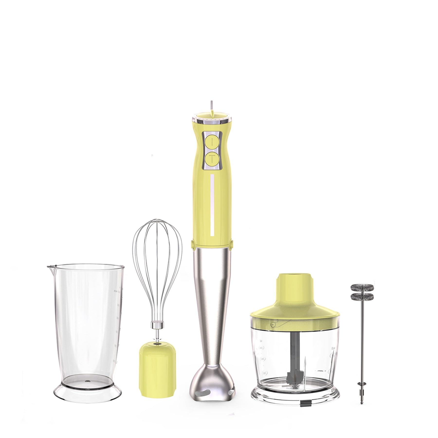 Blender Ręczny Ze Stali Nierdzewnej Z 12 Prędkościami I Trybem Turbo, Mocne Ręczne Blendery Zanurzeniowe O Mocy 800 W Do Koktajli Puree Dla Niemowląt, Sosów Zupy