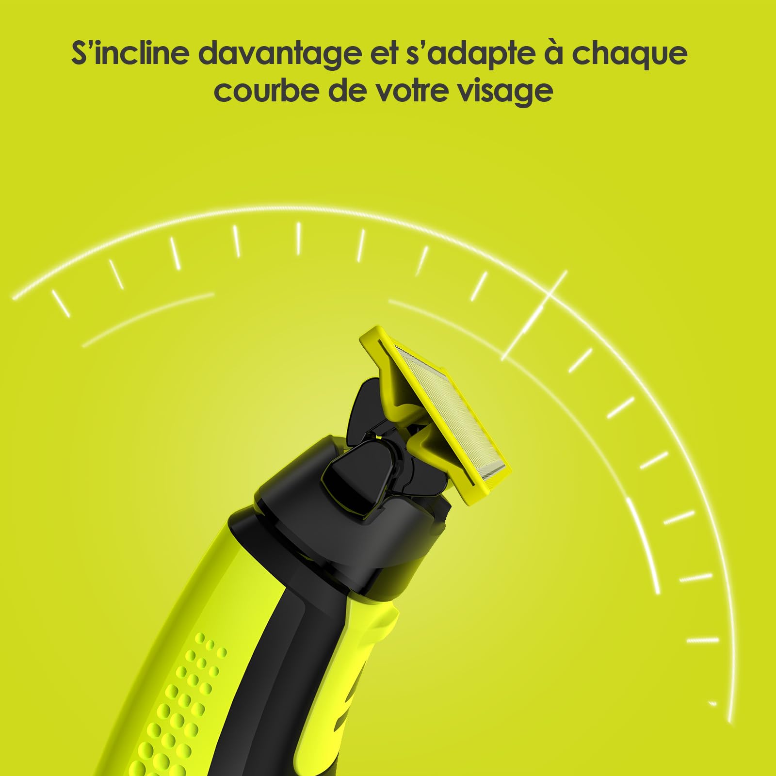 4 Lames de Rechange Compatibles avec One Blade Modèles QP210/25/26/27/28/45