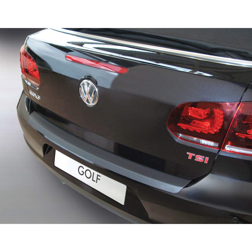 RGM ABS Heckstoßstangenschutz | Kompatibel mit Volkswagen Golf VI Cabrio 2011- | Schwarz