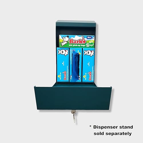 Miniatura 5 de Bolsas para Heces de perro, 300unidades Azul, con corteza + con corteza