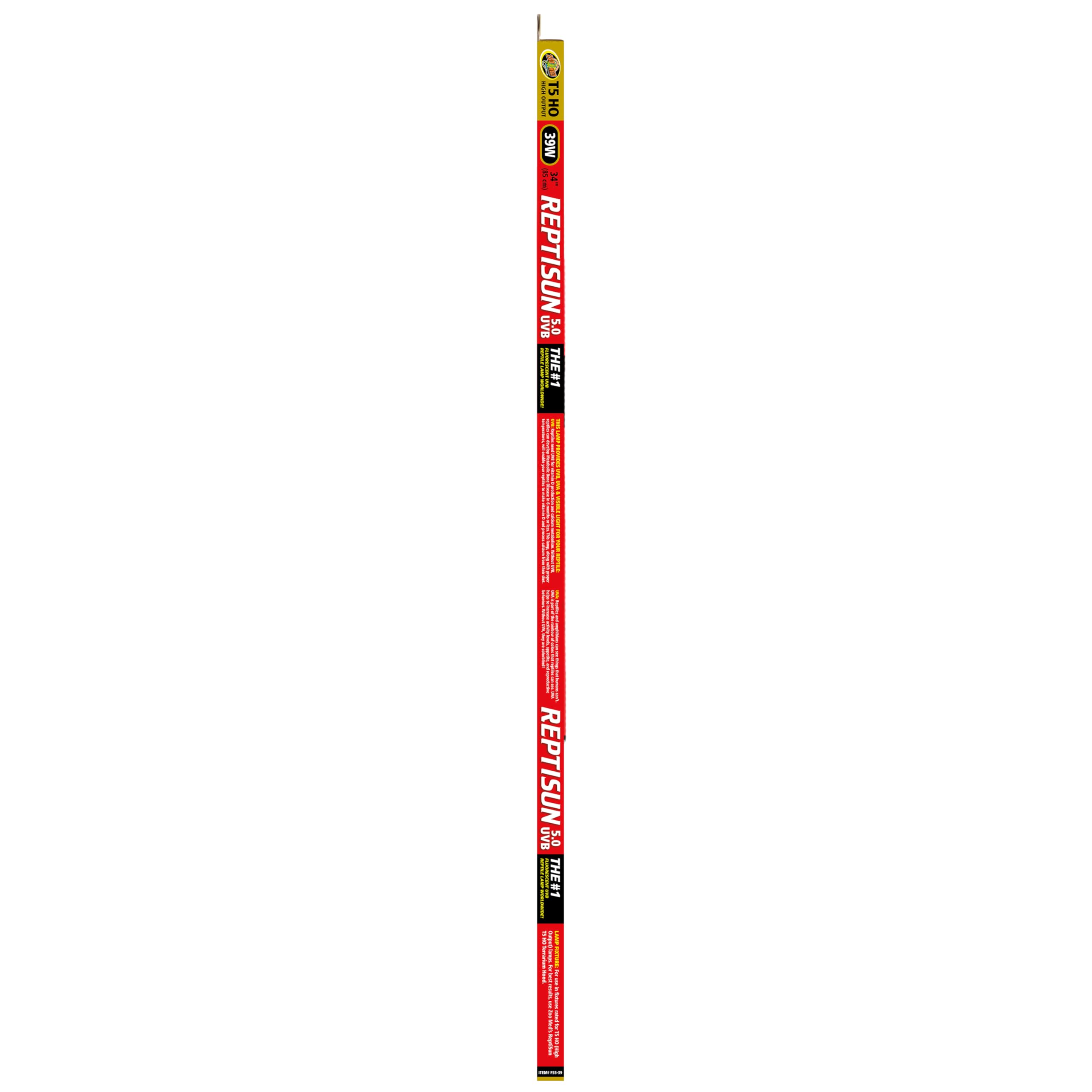 Zoo Med ReptiSun 5.0 HO T5 UVB Lamp, 34" L, 39 Watts - image 3
