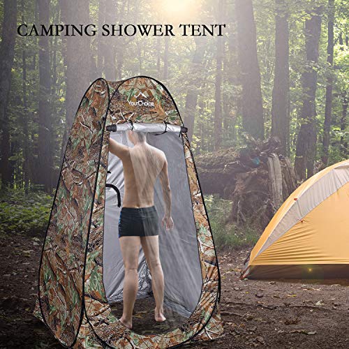 Your-Choice-Privacy-Tent-Pop-Up-Shower-Changing-Toilet-Tent-Portable-Camping-Privacy-Shelters-Room-62-FT-Tall-with-Carrying-Bag-for-Outdoors-Indoors