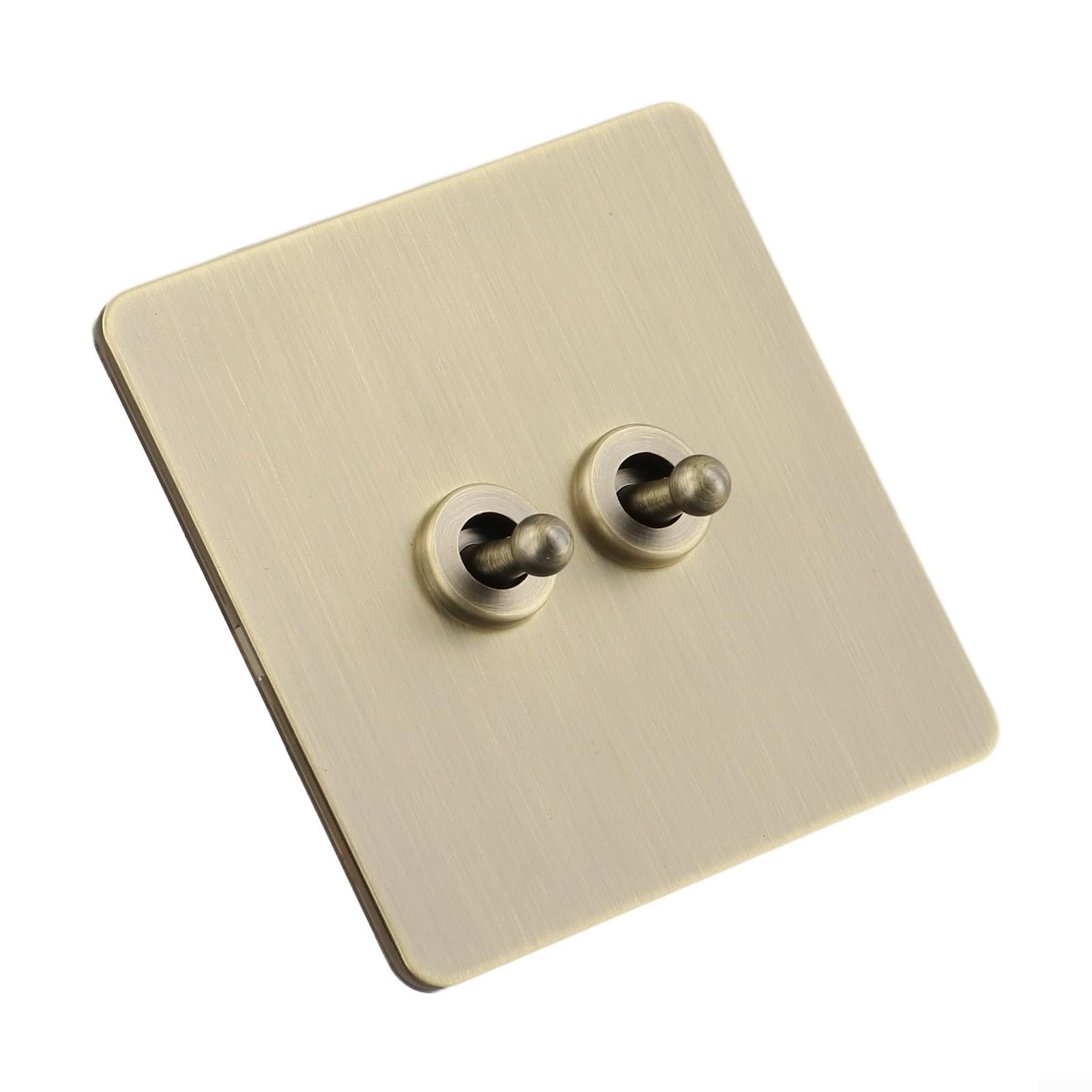 Interruptor de palanca de 1-4 bandas de 1/2 vías acero inoxidable tipo 86