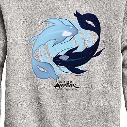 HYBRID APPAREL - Avatar: The Last Airbender - Moon and Ocean Spirit Koi - Youth Crewneck Fleece Sweatshirt3