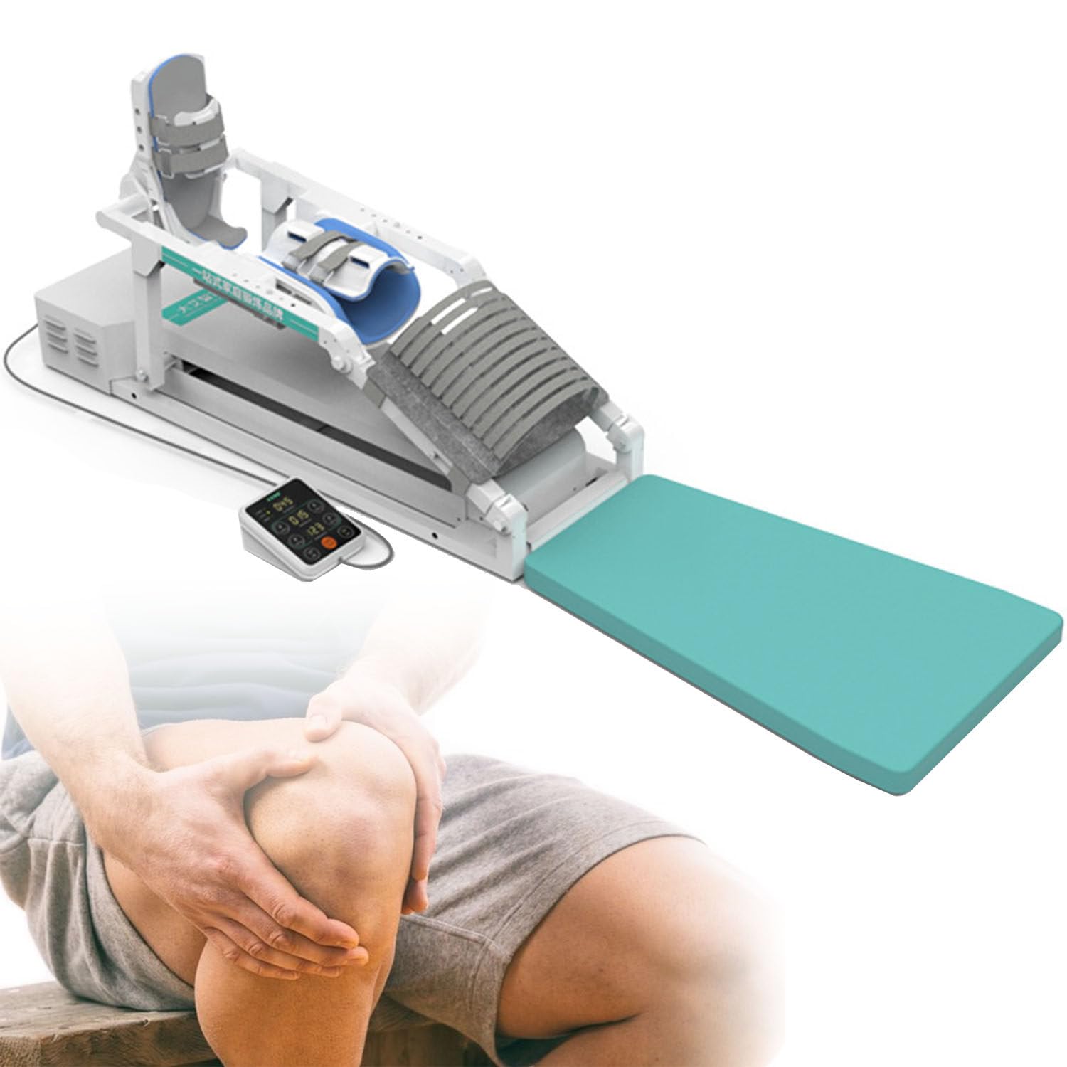 Elektryczny Trener Rehabilitacji Kolana, Regulowany Trenażer Rozciągania Nog Z Pilotem, Trening Kostki, Kolana, Biodra Trinity