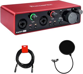 Focusrite Scarlett 2i2 USB Audio Interface (3rd Gen) with Pop Focusrite Scarlett 2i2 USB Audio Interface (3rd Gen) with Pop