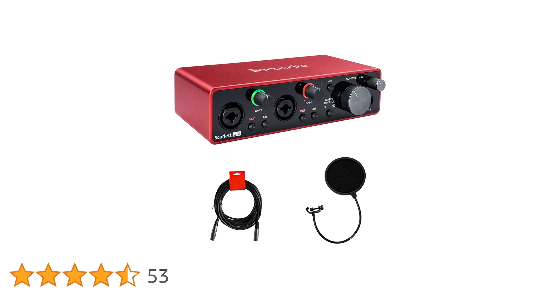 Amazon.co.jp: Focusrite Scarlett 2i2 USBオーディオ
