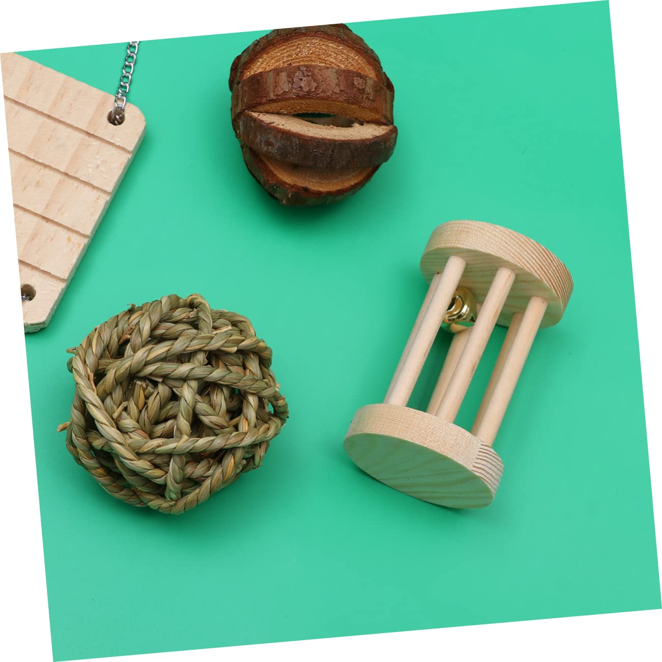 Angoily 2sätze Hamster Spielzeug Set Teilig Aus Holz Kauball Für Gesunde Zähne Lustiges Und Lehrreiches Spielzeug Für Hamster Und Kleintiere Für Käfige Und Beschäftigung