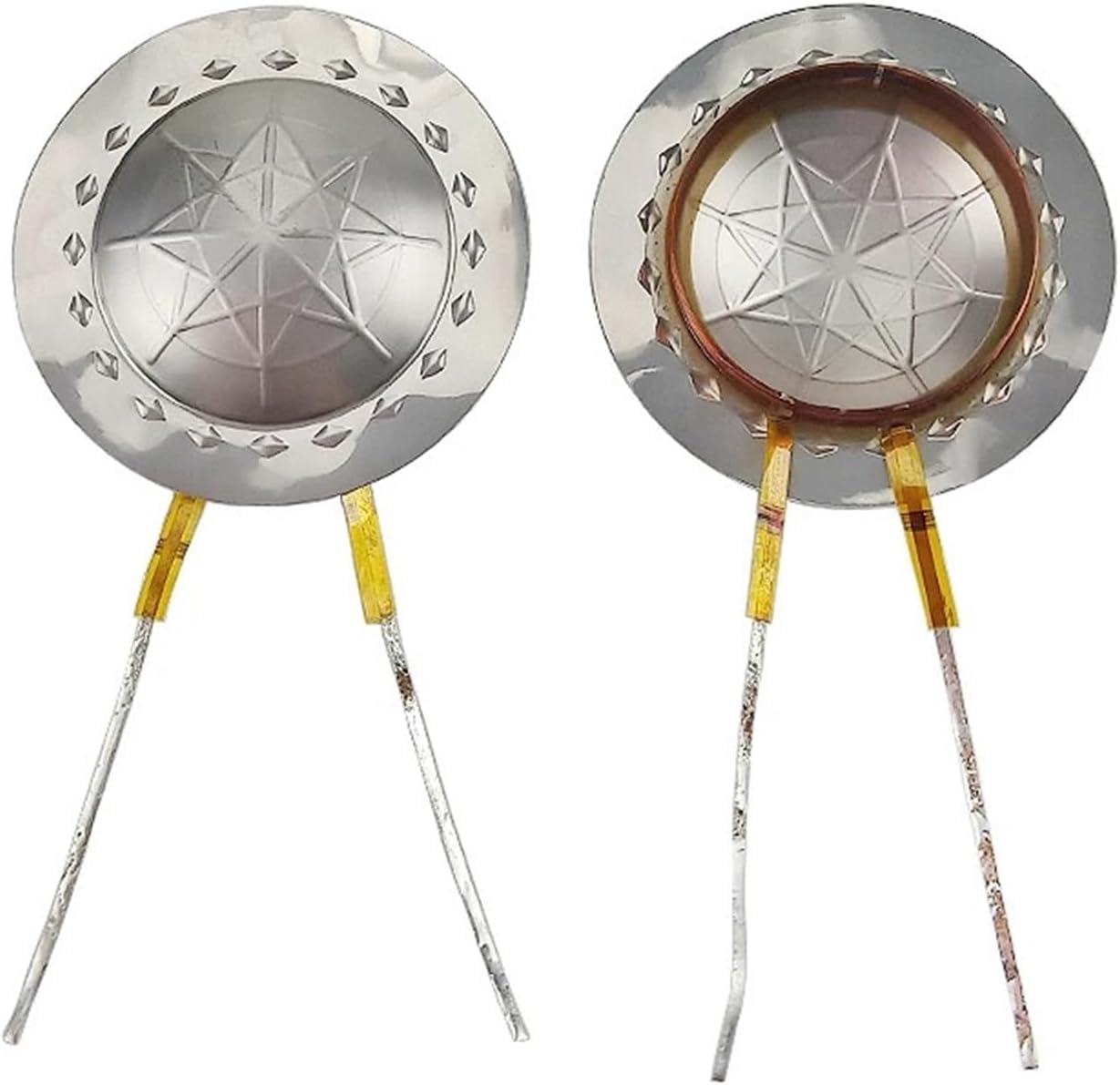25.5 Core Dome Tweeters Coil Titanium Film Diaphragm 8OHM 25.4 Treble Speaker Repair Accessories DIY 2PCS
