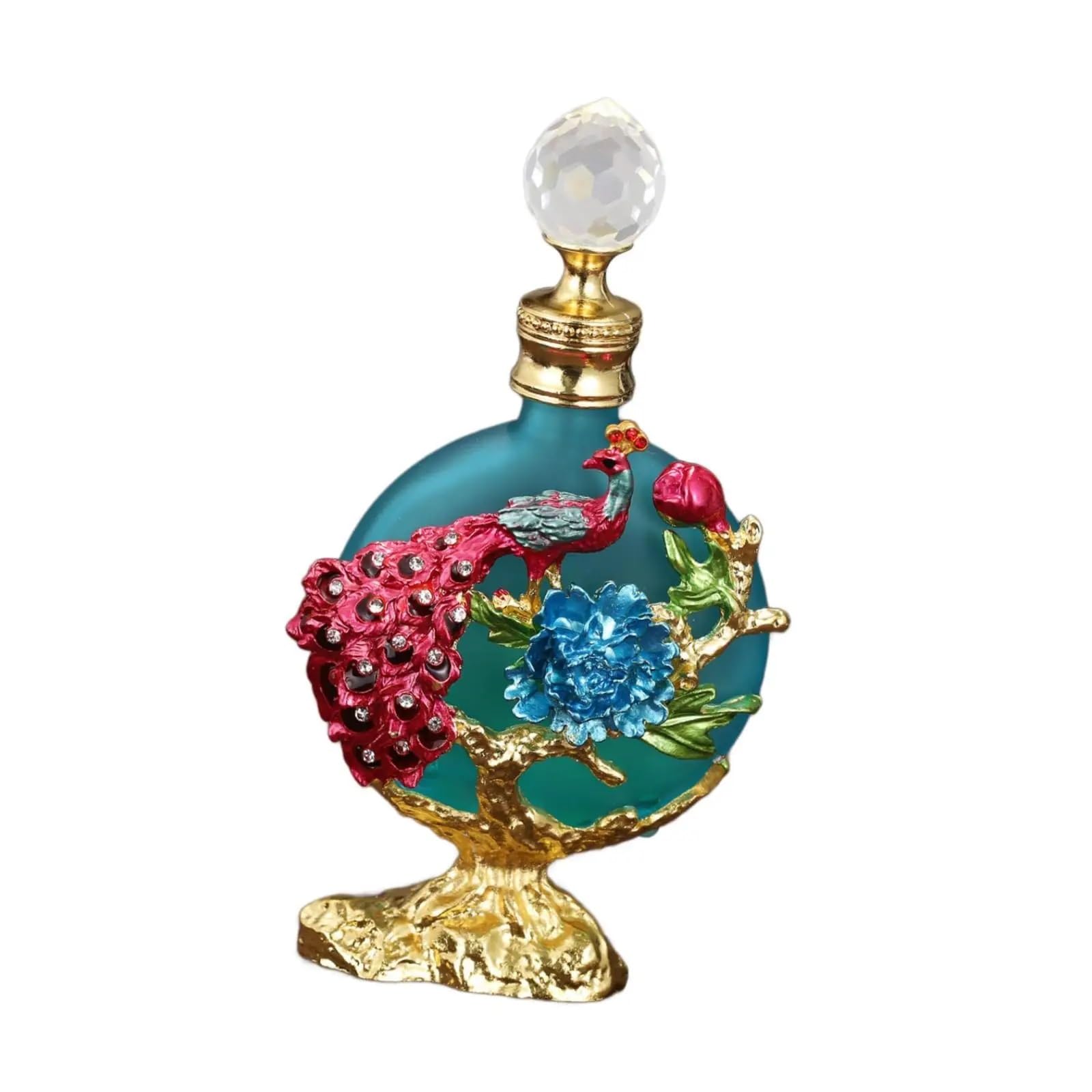 Bottiglia di profumo vuota riutilizzabile Decorativa lusso vintage Design Decorazione for la casa in vetro da 30 ml olio essenziale Per Feste E Banchetti