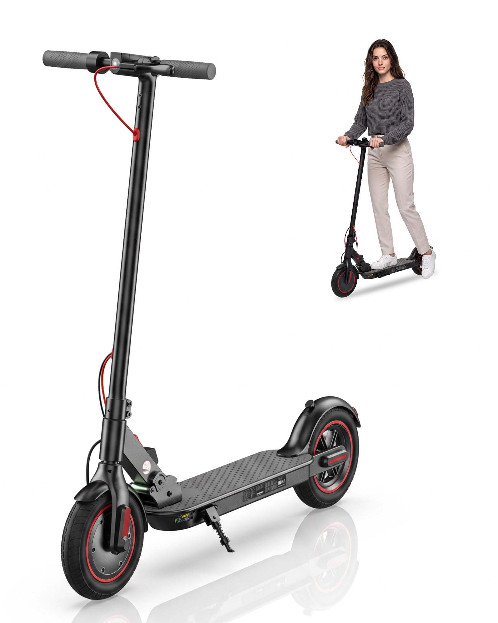 Electric Scooter Adult, 8.5" Tires, 21 Miles &amp; 20 Mph by 500W Motor