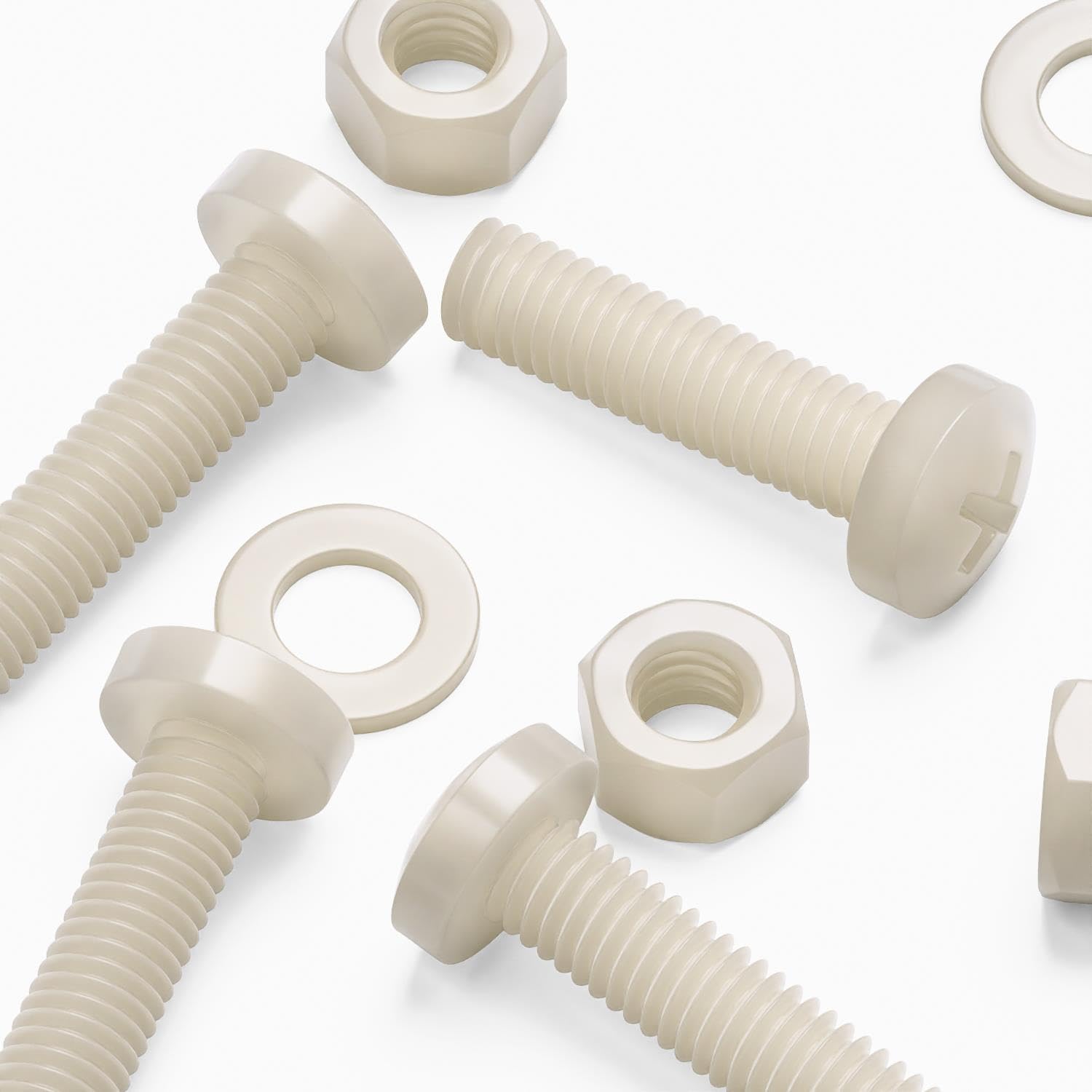 Vis nylon M5 x 20 mm anti rouille pour éviter la corrosion de vos installations
