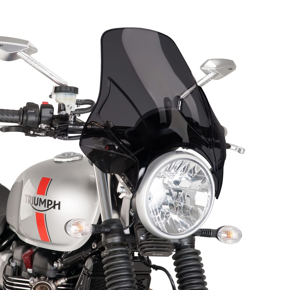 Pare-Brise Compatible avec Honda CB 1100 / EX/RS Puig Plus fumé foncé