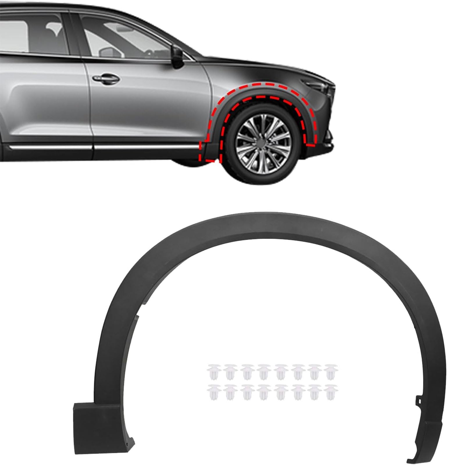 Amazon.com: SecosAutoparts Front Right Side Fender Molding Trim