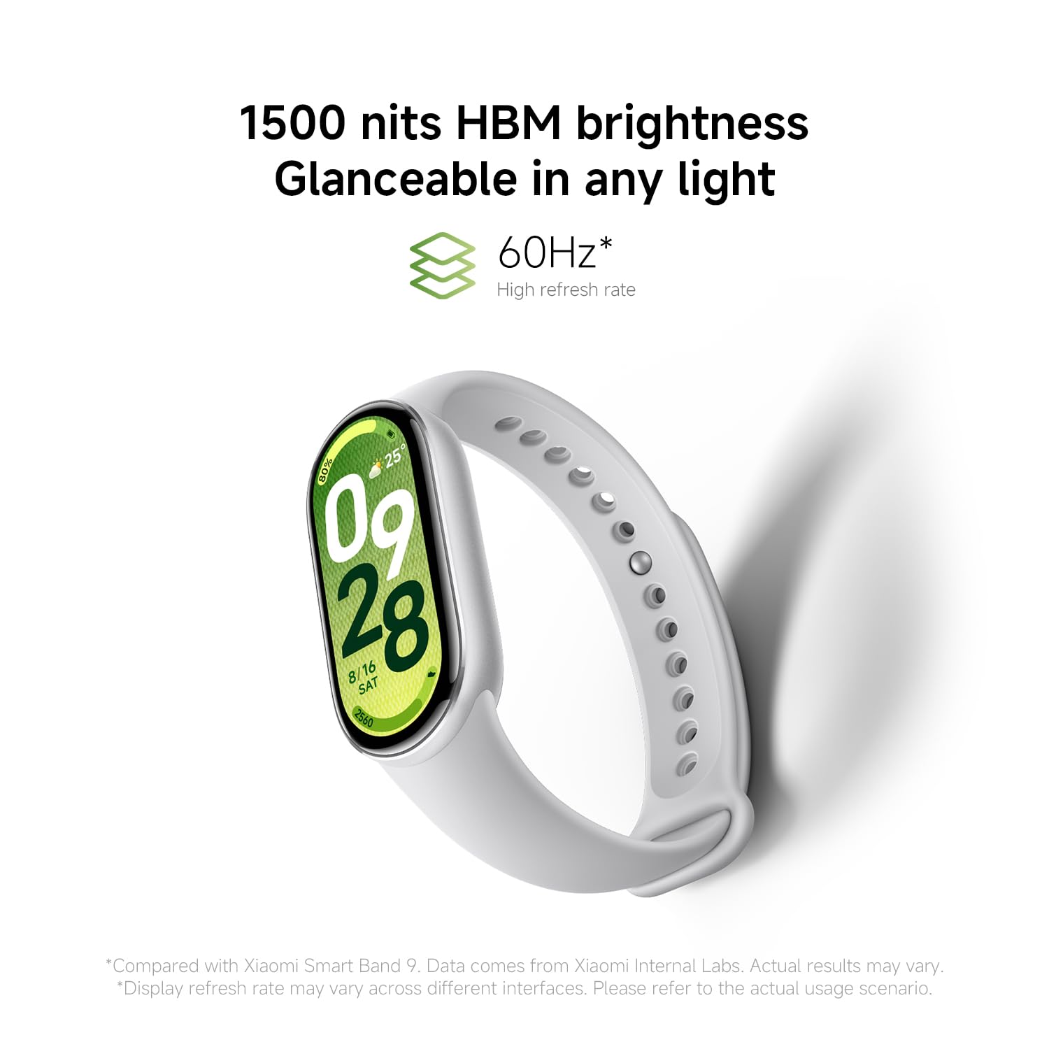 Xiaomi Smart Band 10 (Fitness Tracker), 1.72" AMOLED display, multimateriale, autonomia 21 gg, ricarica rapida, 150+ sport, monitoraggio benessere e sonno, HyperOS 2.0, resistente 5ATM, Compass