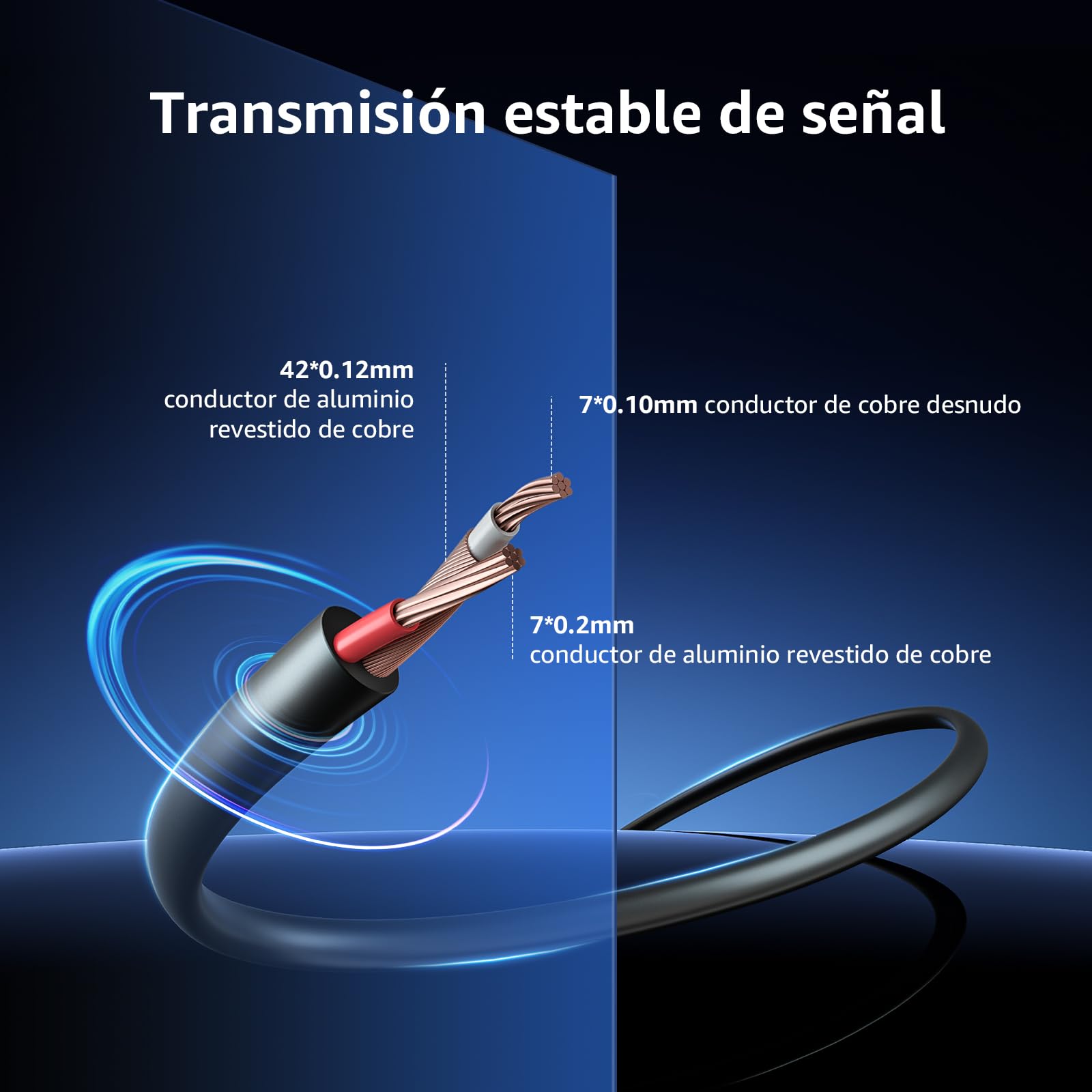 ANNKE 30m / 100ft Cable de Video DC Power HD/AHD/TVI Premade All-in-One BNC Video 4pcs para cámara CCTV DVR Sistema de Seguridad Grabadora de vigilancia, Blanco