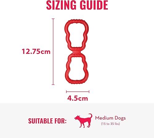 Miniatura 4 de Remolcador de juguete KONG, S, Rojo