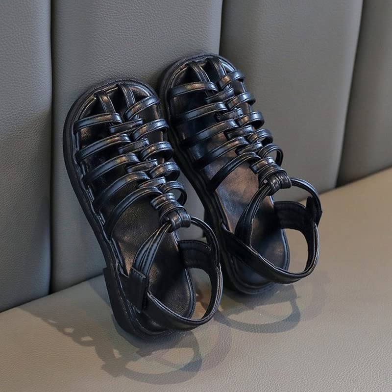 Girl Sandals Summer Casual Soft Sole Non-Slip Little Kid Breathable Beach Shoes4