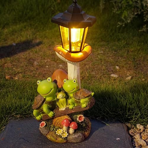 ZYLiWoo Solar Turtle Statue
