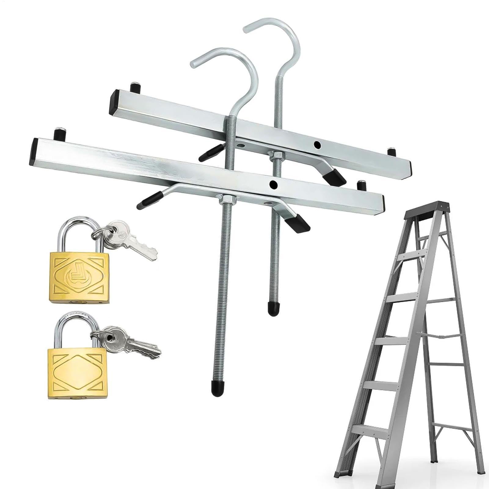 Pestillos de escalera de techo – universal de pinza de escalera | soporte de mandíbula de enchufe | Accesorio de montaje de escalera de techo de vehículo para furgoneta