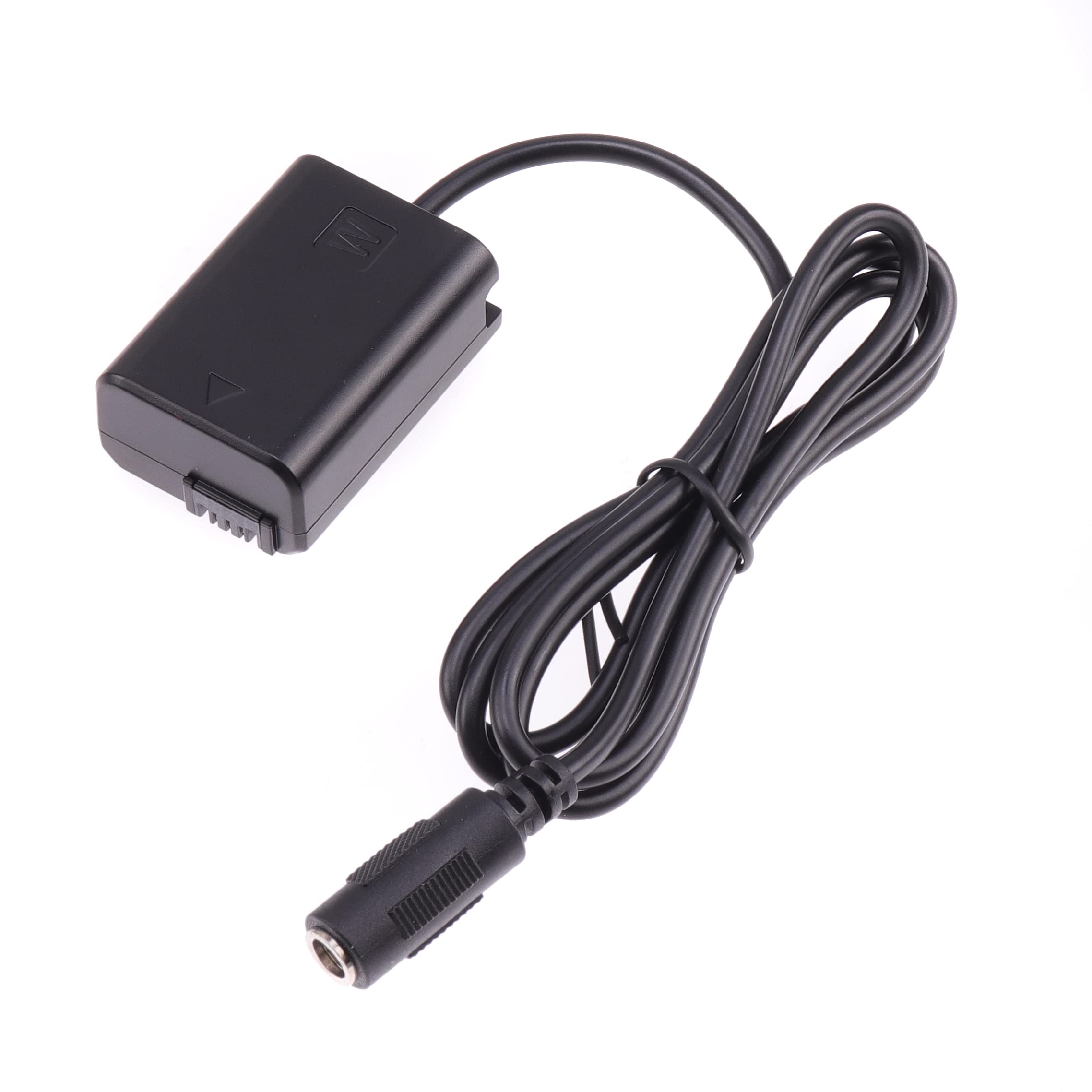 Hersmay Decoded NP-FW50 Dummy Battery Adapter +Tipo C Cavo per Sony ZV-E10 A7 A7R A7S A7M A7II A7S2 A7M2 A7R2 A6500 A6400 A6300 DSLR Camera