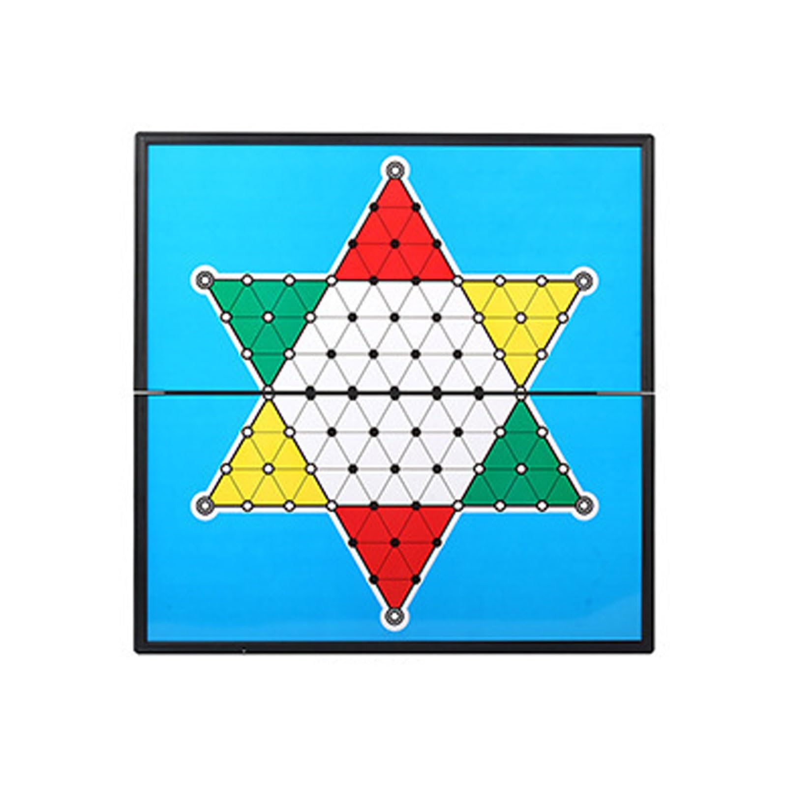 schachspiel Magnetisches Dame-Set, zusammenklappbar, tragbares Design, Reisebrettspiel for Kinder und Erwachsene, perfekt for Autofahrten und Familiencamping(32 * 32 * 2cm)