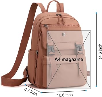 Backpack Purse for Women Small Backpack Nylon Travel Backpack