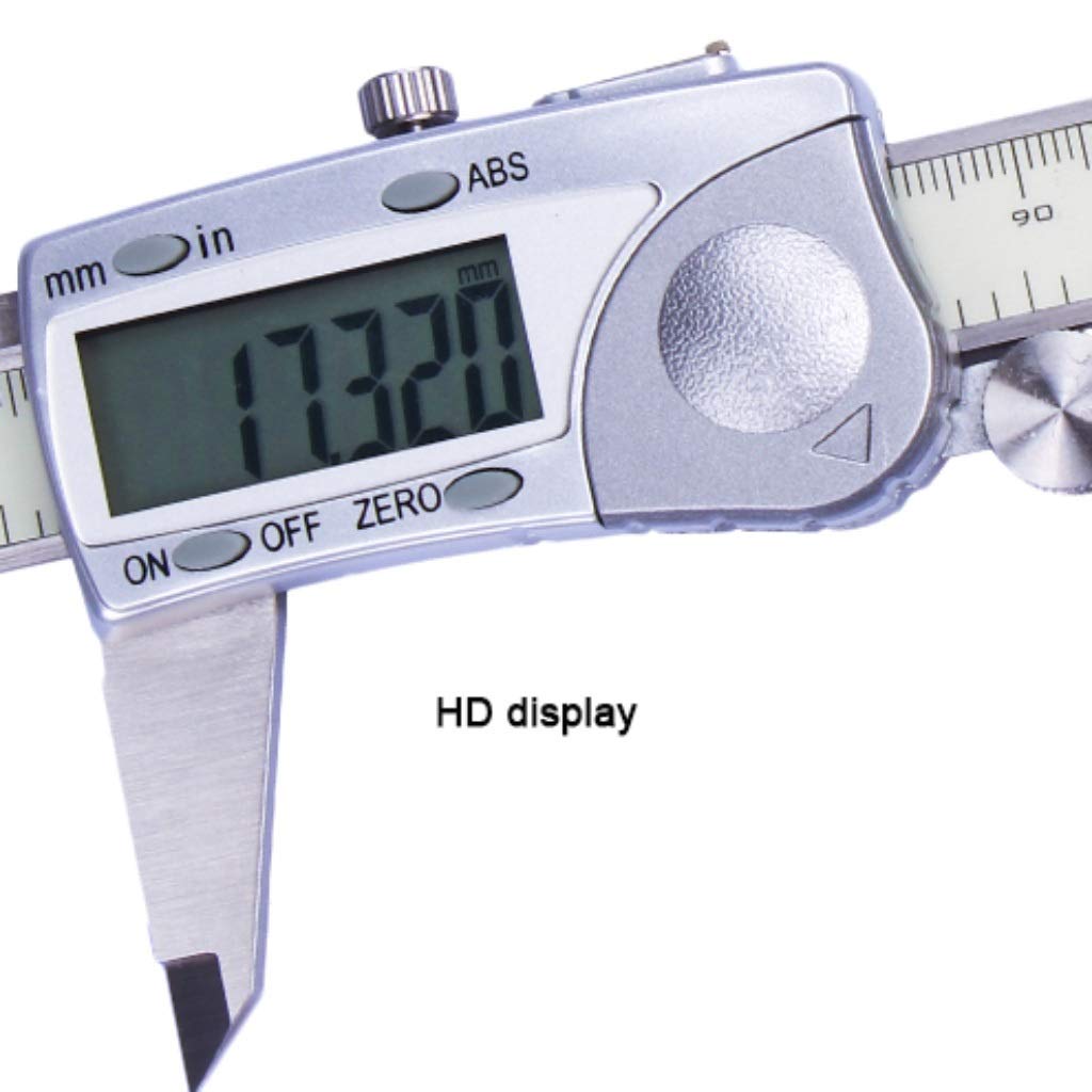 Suwalizki Elektroniczny Cyfrowy Cyfrowy Zacisk Ze Stali Nierdzewnej Vernier Caliper High Precision Industrial Pomiar Narzędzia Zakres: 0-150mm