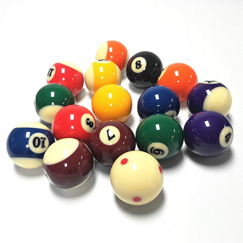 POFET Batting Marked Red-White Pool Ball Billiard Training Ball