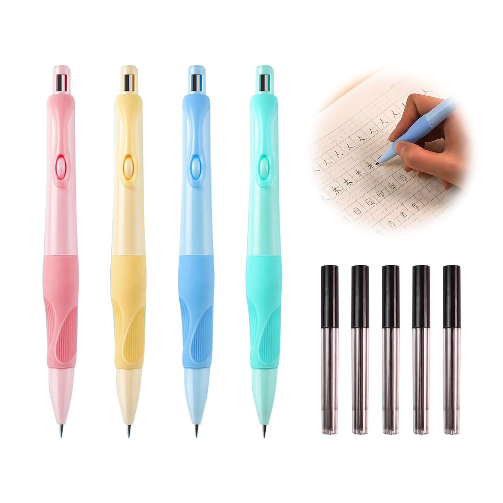 Amazon.co.jp: Doyime シャーペン 4本入り 建築用シャーペン イルカの  