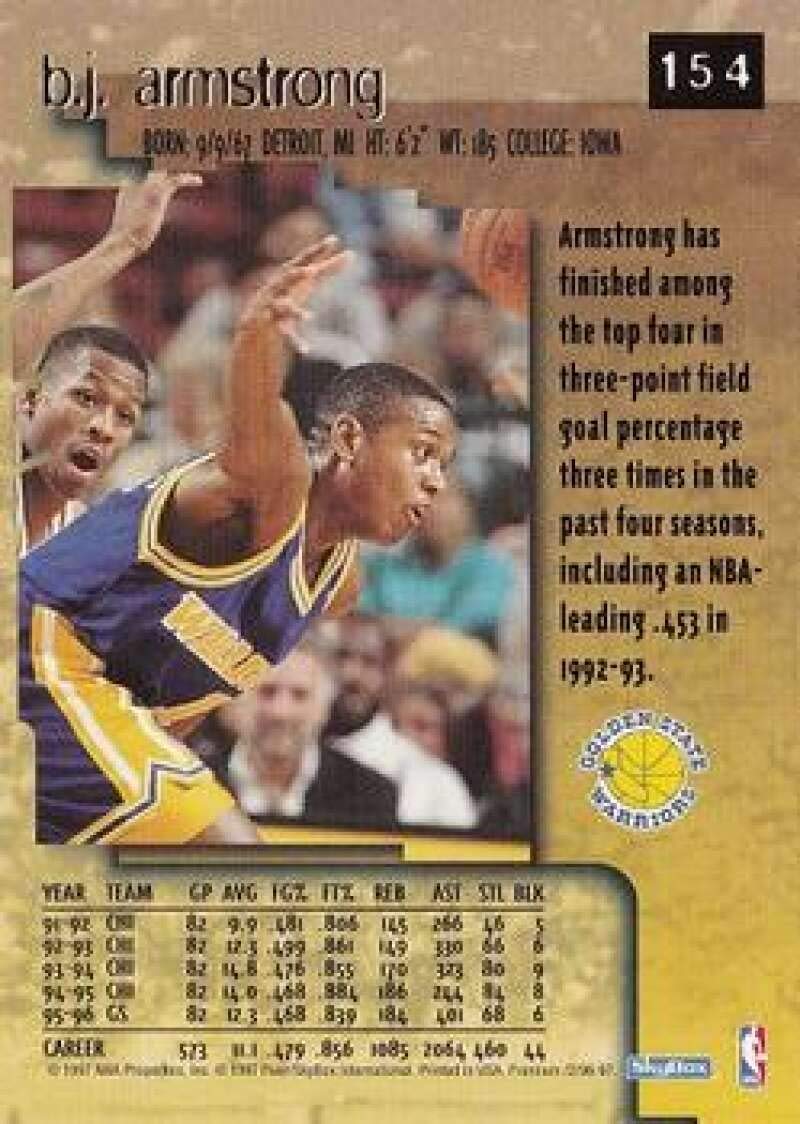 Amazon.com: 1996-97 SkyBox Premium Series 2 Basketball #154 B.J.