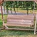 All Things Cedar PS60 Porch Swing | 5Ft Outdoor Furniture & Patio Swing | Handcrafted Western Red Cedar | Easy Assembly, Sustainable Outdoor Bench 68.5x23x24