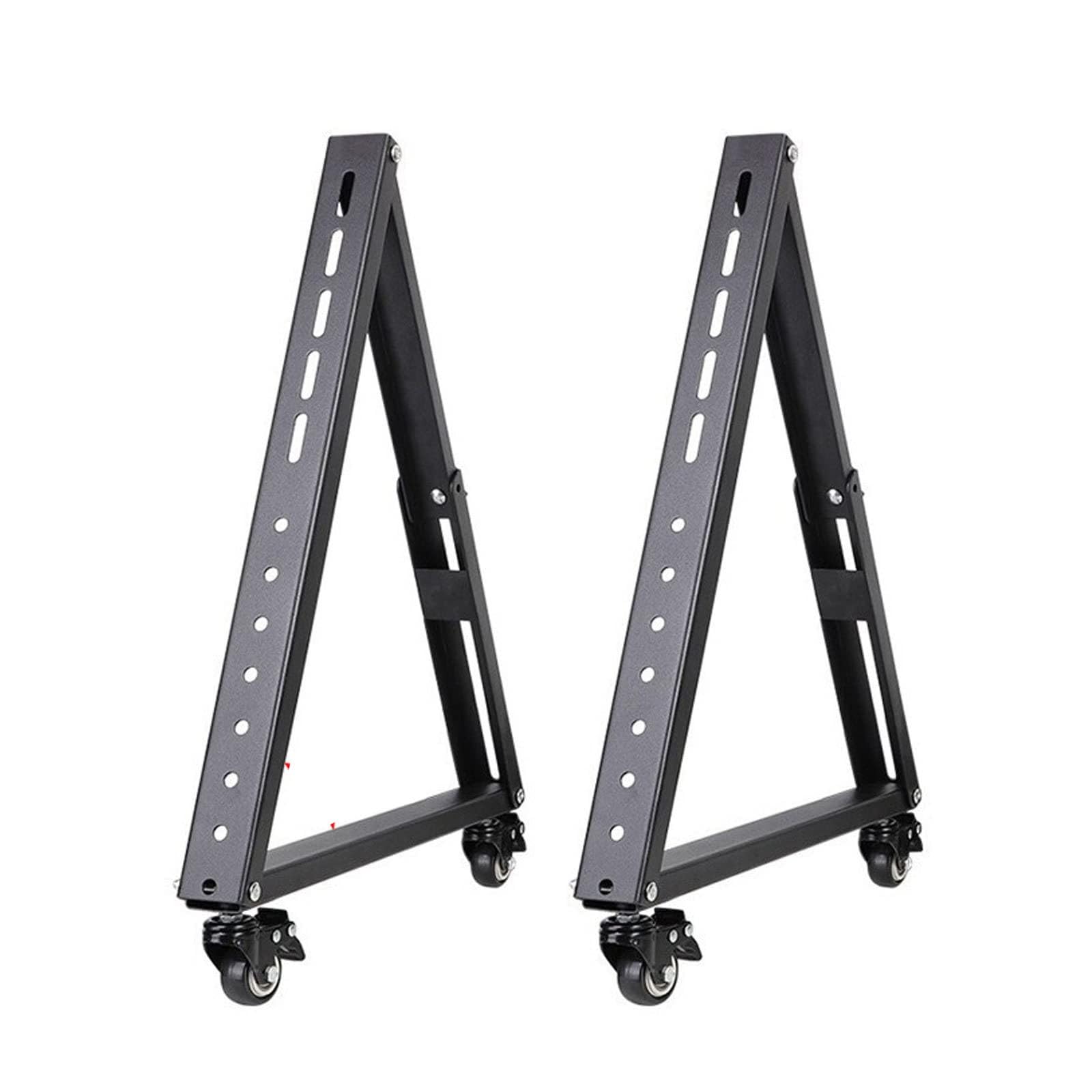 HPTHLY Mobile Tv Cart With Wheels - For 40-70 Inch Tvs, Low Profile With Reinforced Connection Bracket, Low Profile Floor Monitor Cart