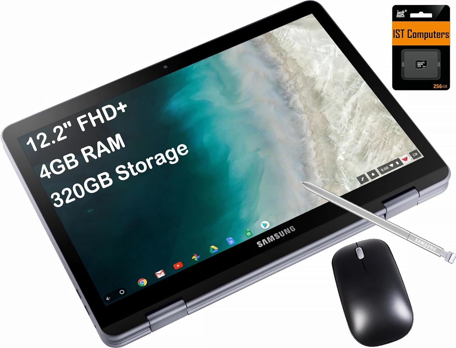 Samsung Chromebook Plus V2 360, 12.2' 2-in-1 Laptop