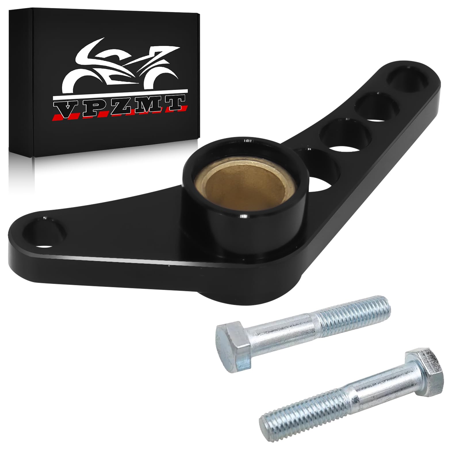 Shift Shaft Brace CNC Billet Aluminum Shifter Shaft Support Holder for Honda CRF110 CRF110F 2013-2025 Models, Black-image-12