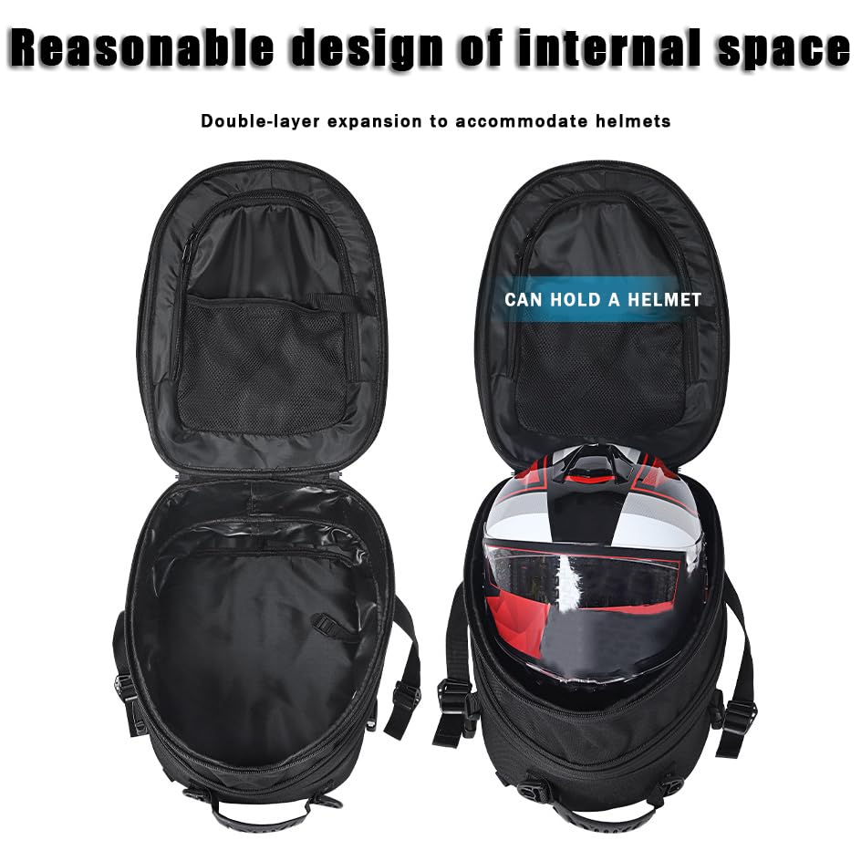 Bolsa trasera moto extensible y rígida para viajes en tu NC750x 7