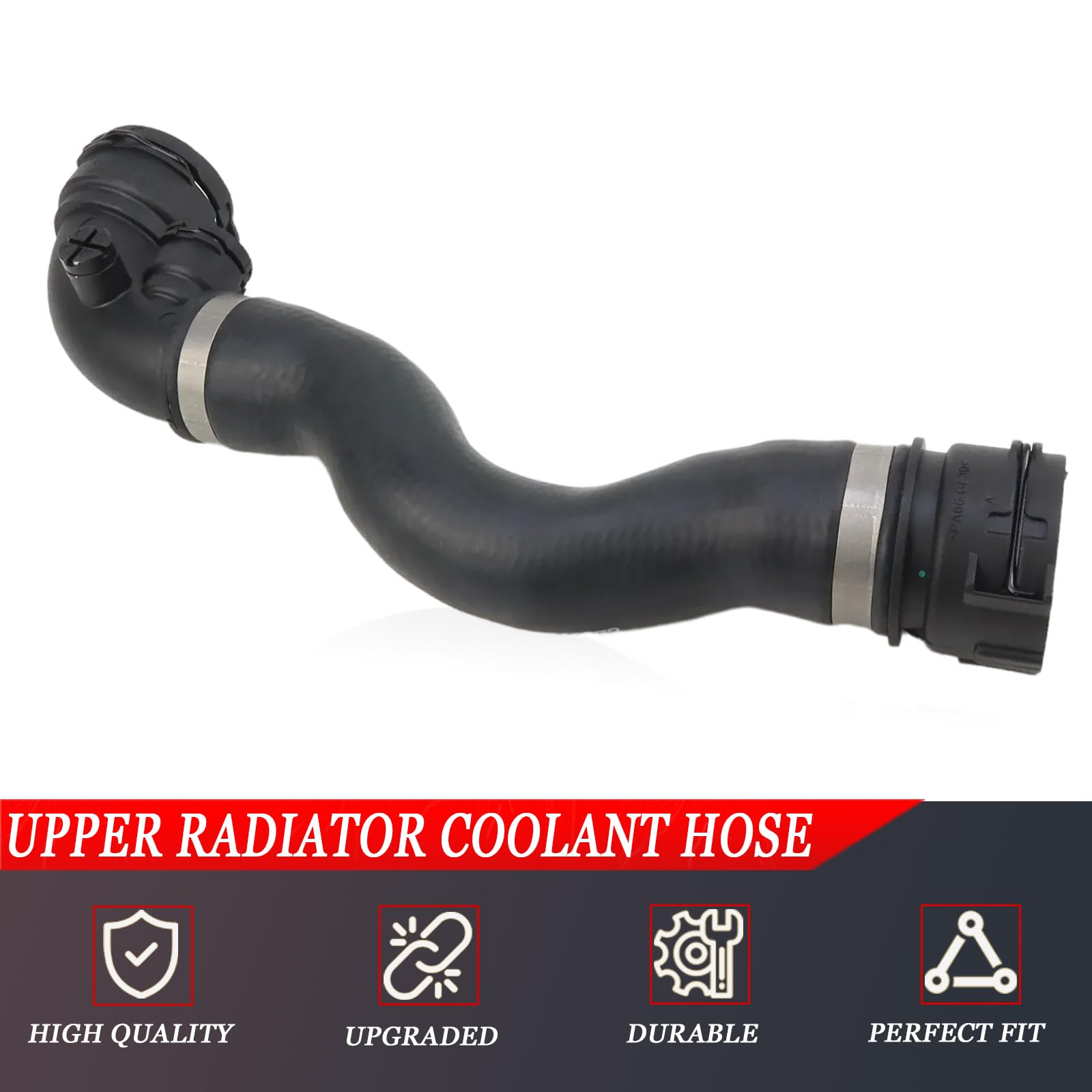 Amazon.com: YINAVAGAD 17127510952 Upper Radiator Coolant Hose Line 
