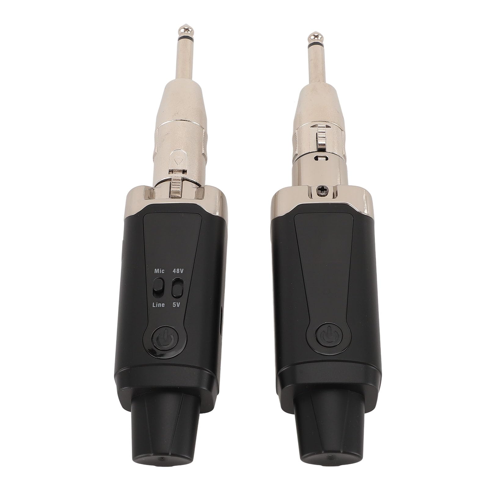 CHICIRIS Drahtloser Mikrofon-Sender-Empfänger, UHF 16 Kanäle, 50–80 M Reichweite, XLR-System mit 48 V Phantomspeisung und 6 35 Mm Adapter, für Dynamisches Kondensatormikrofon, Live-Konzert