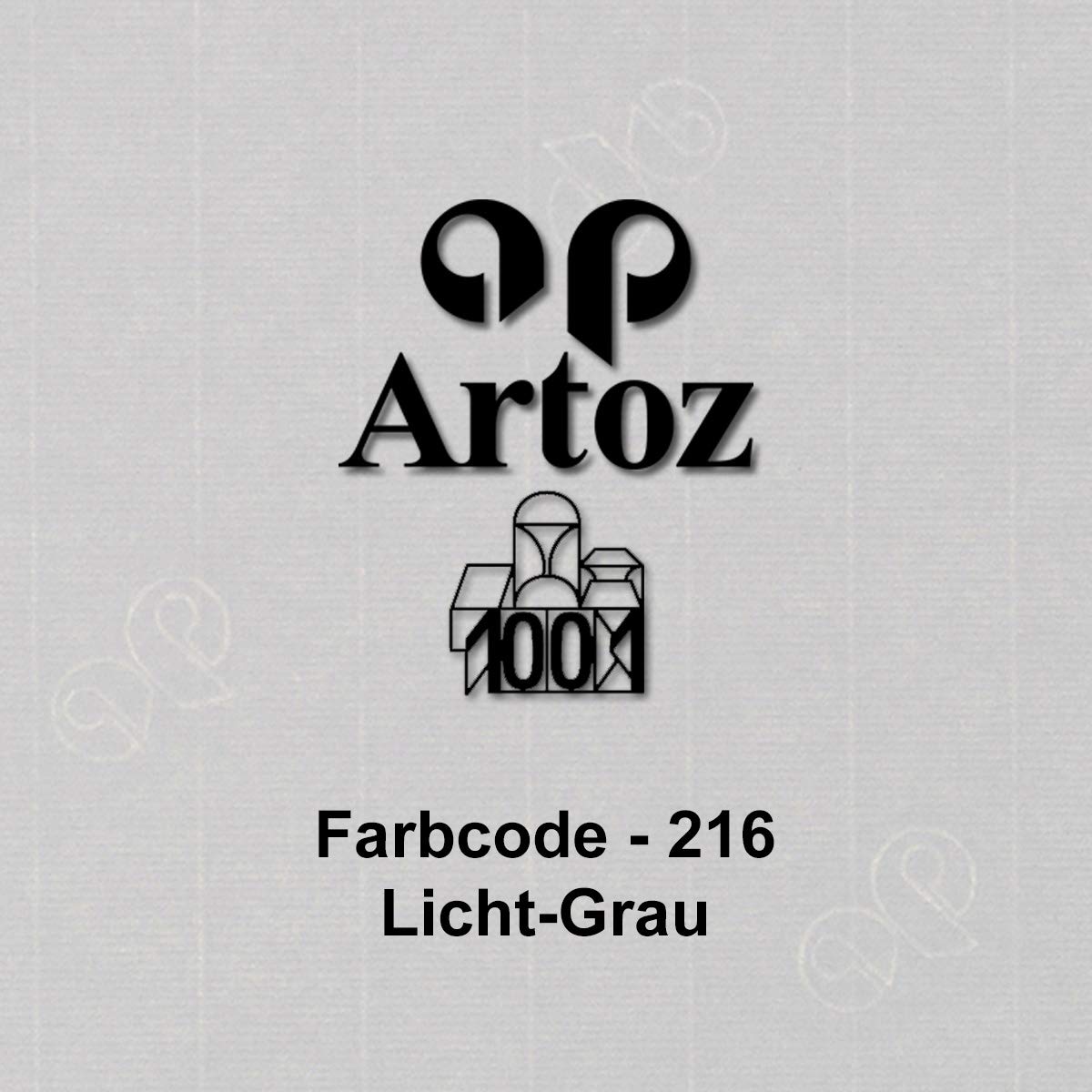 ARTOZ 200 x koperty DIN C5 szare (jasnoszare) - 229 x 162 mm, koperta bez okienka - koperty samoprzylepne - seria ARTOZ 1001