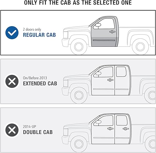 Miniatura 2 de MaxMate - Rieles laterales, barras Nerf, tableros de cabina, de acero inoxidable de 3 pulgadas, para Chevrolet (2 unidades con kit de soporte de