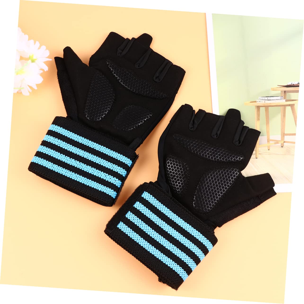 YARNOW Lot De 3 Paires De D'haltérophilie De Sport pour Entraînement en Plein Air Protège-Poignets Paume Robuste Confortable Entraînement De Poussée Taille L