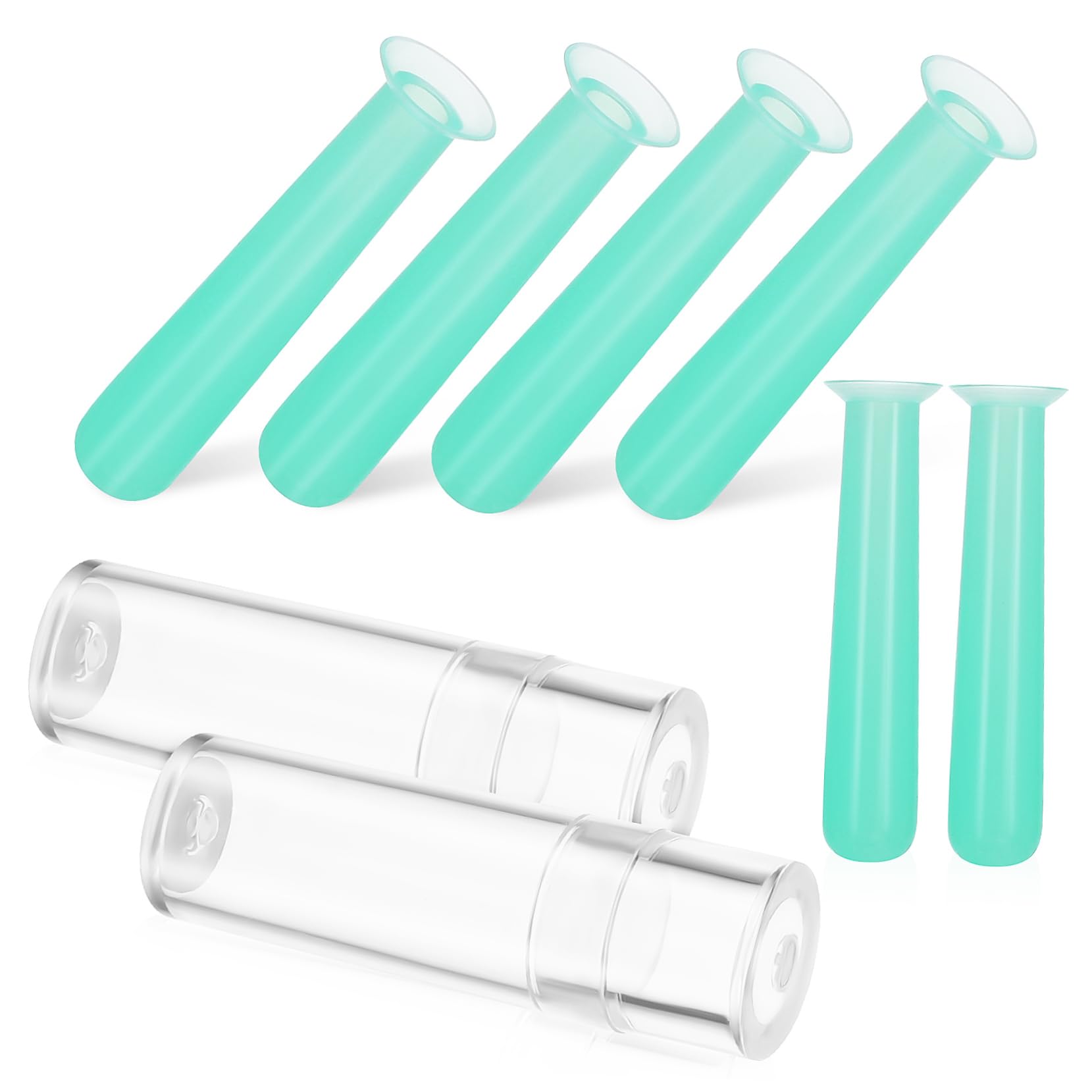 Beaupretty Aplicador De Lentes De Contacto De Silicona Herramienta De Inserción Y Remoción Diseño Compacto Y De Usar Succión Y Seguro Para Lentes Rgp 15 Piezas X 5