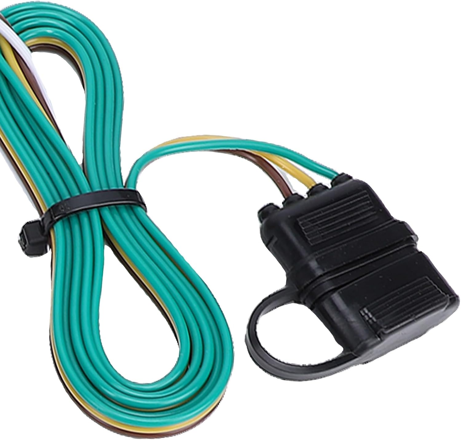 Trailer Wiring Harness Kit Multifunctional Replacement 4 Pin Connector Towing Kit Boat Light for Telluride LX S 2023-2025